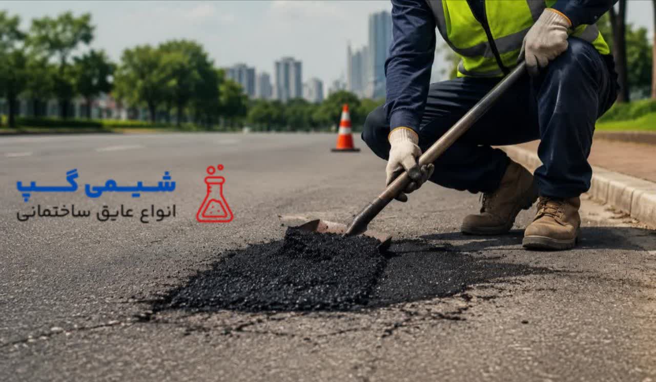 آموزش استفاده از اسفالت سرد